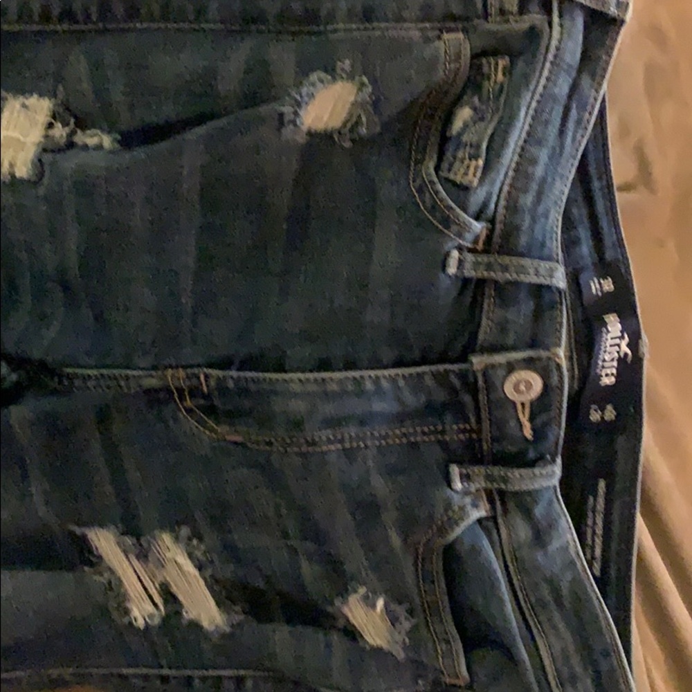Distressed Holister jeans like new